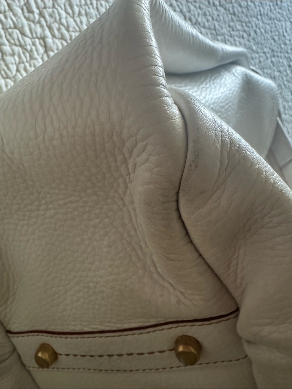 Coach 1941 Bandit 39 Hobo in Chalk with Gold Hardware - Picture 9 of 16